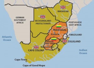 SAF-Boer-Wars-Map