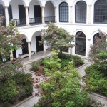 Courtyard in Museo de Botero