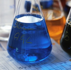 Blue Chemical Dye