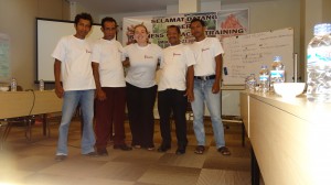A group of farmers at the business capacity training