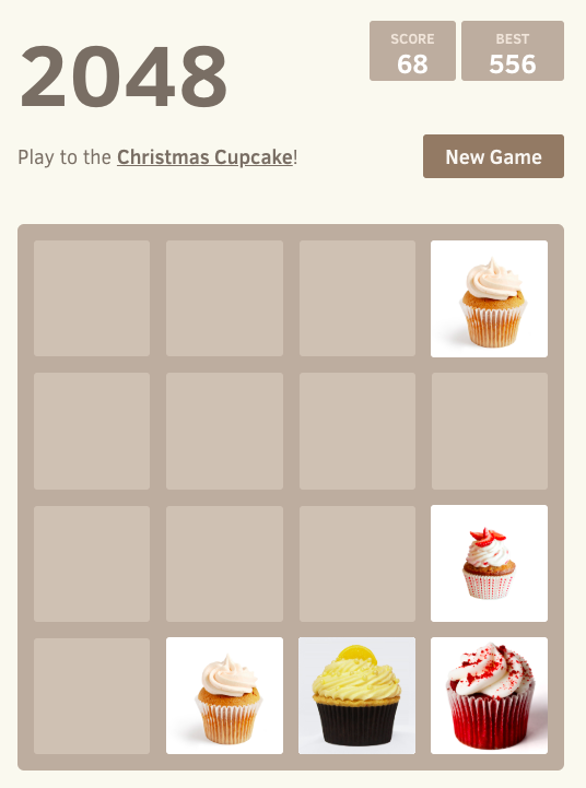 Cupcake 2048 Game